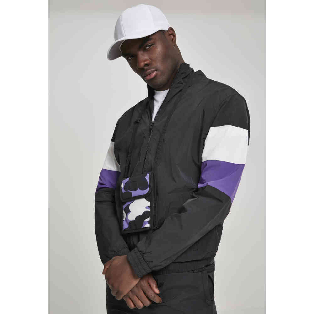 Urban Classics - Neck Pouch Oxford ultraviolet camo one size Shoulder bag - Purple